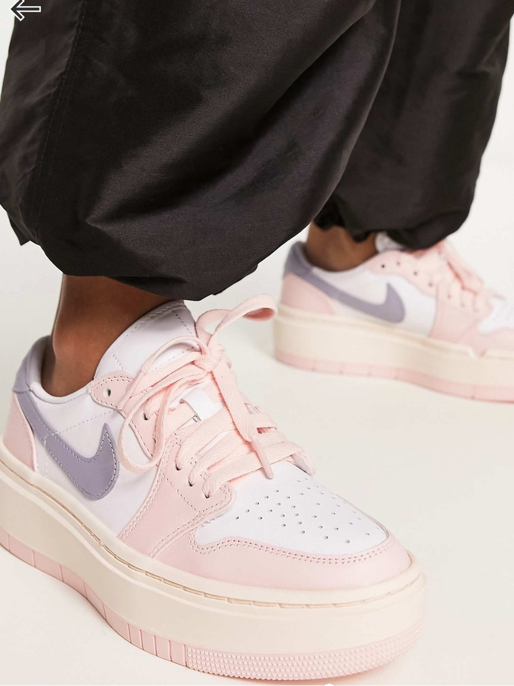 Nike Women's Platform Sneakers in Pink and Gray brand new in box.